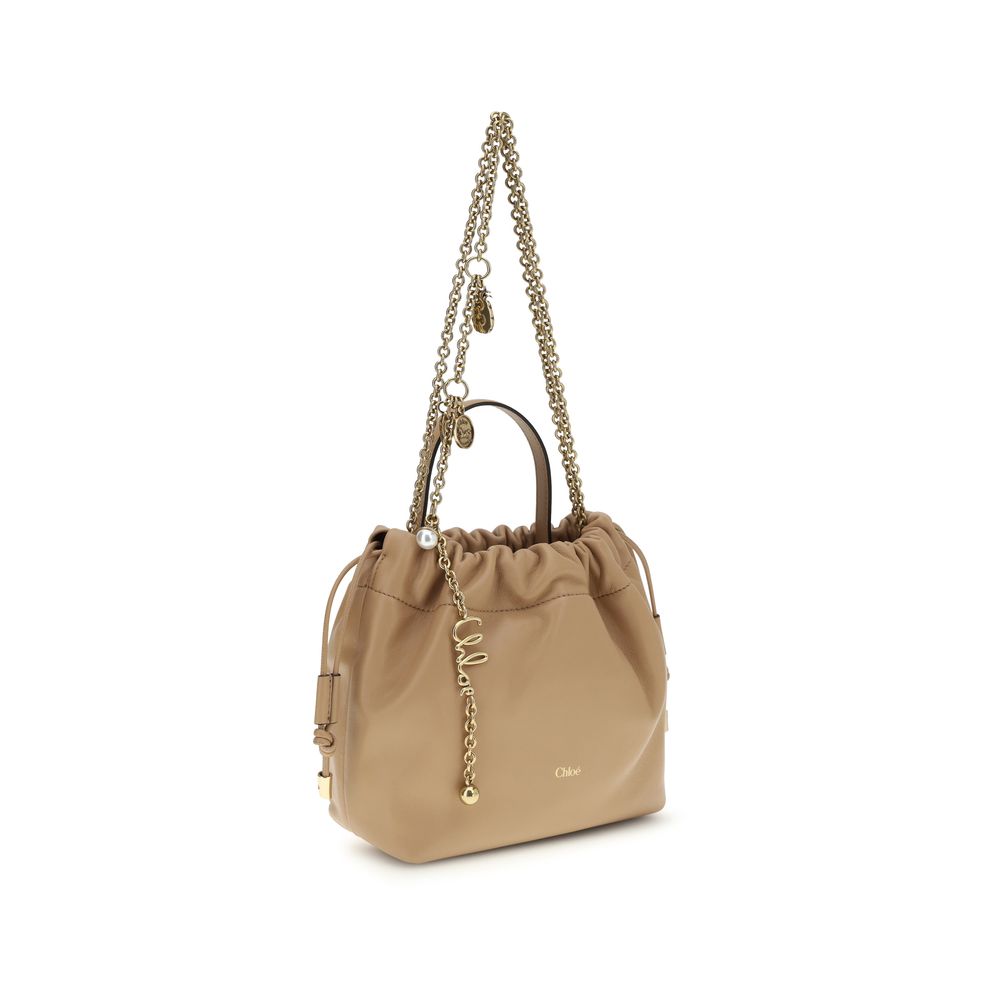 Chloé Beige Lamb Ovis Aries Shoulder Women's Bag