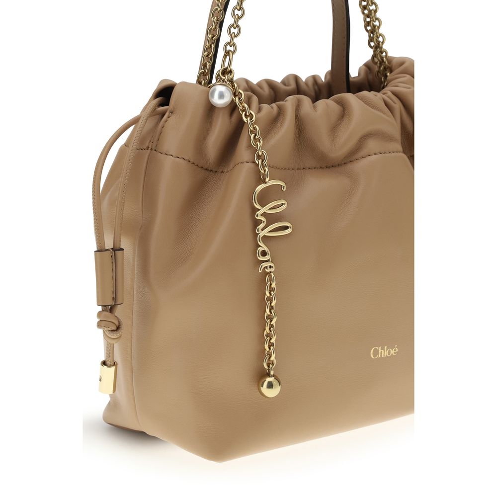 Chloé Beige Lamb Ovis Aries Shoulder Women's Bag