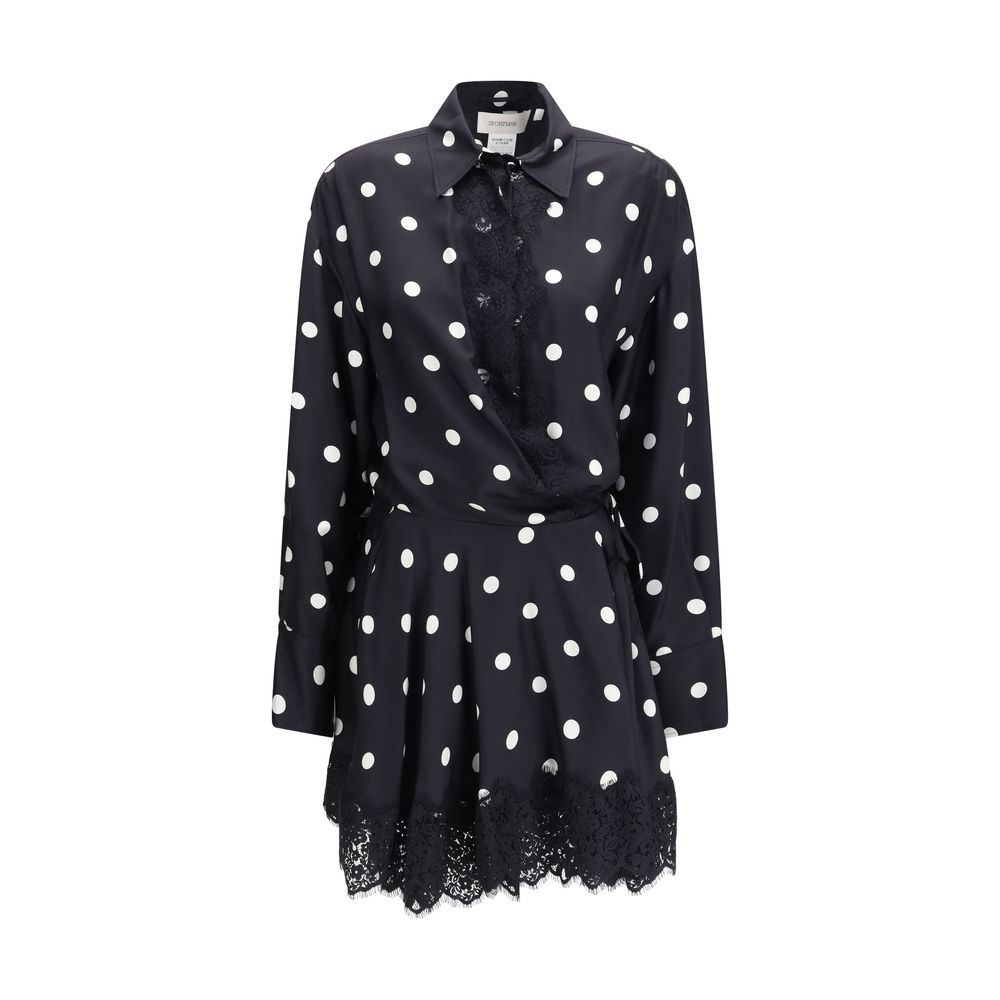 Max Mara Black Silk Casual Women's Dress