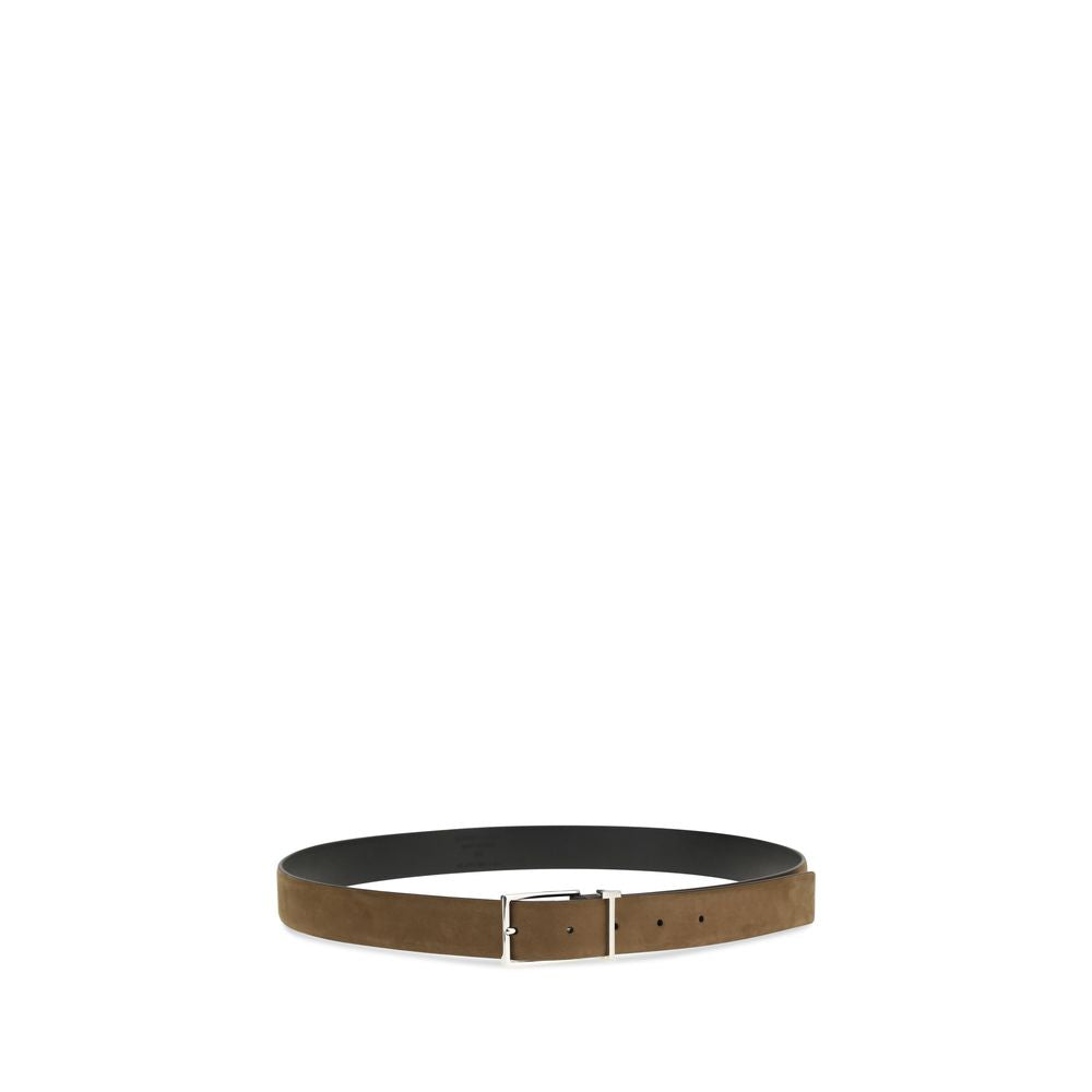 Tom Ford Brown Calf Leather Bos Taurus Regular Men's Belt