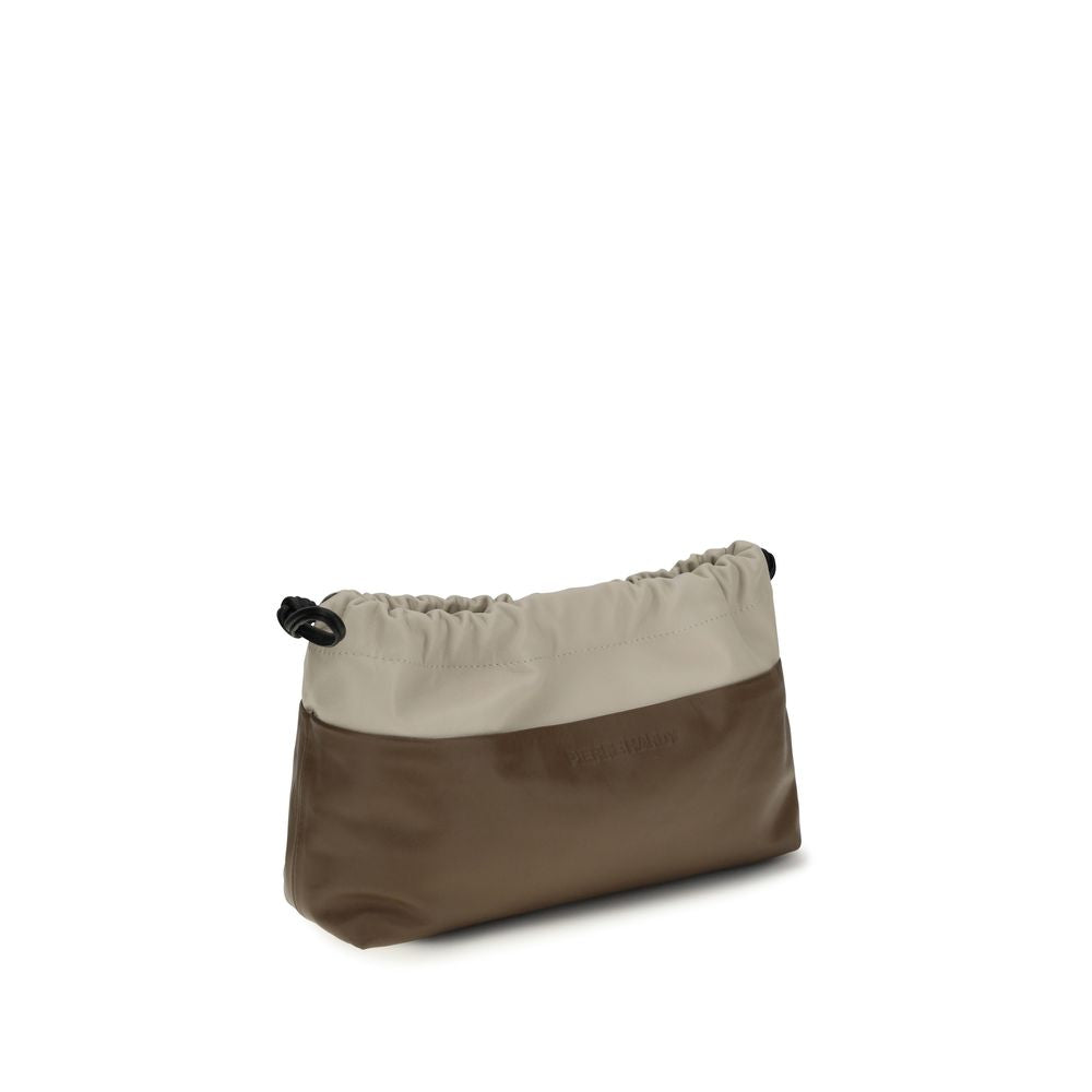 Pierre Hardy Brown Calf Leather Bos Taurus Clutch Women's Bag