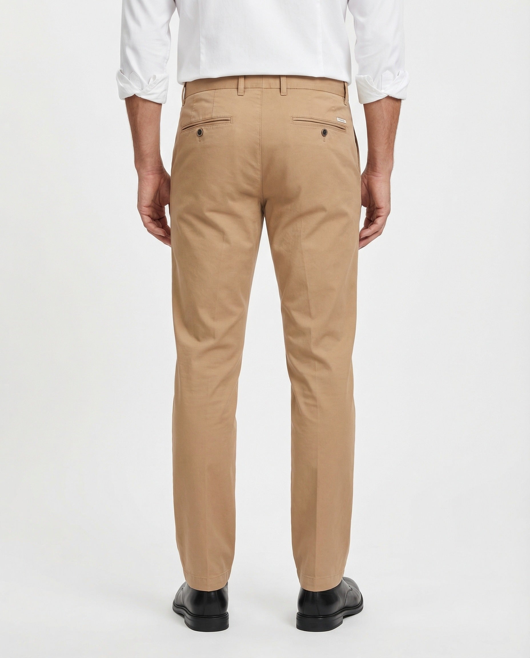 Peserico Beige Elastane Casual Men's Pants