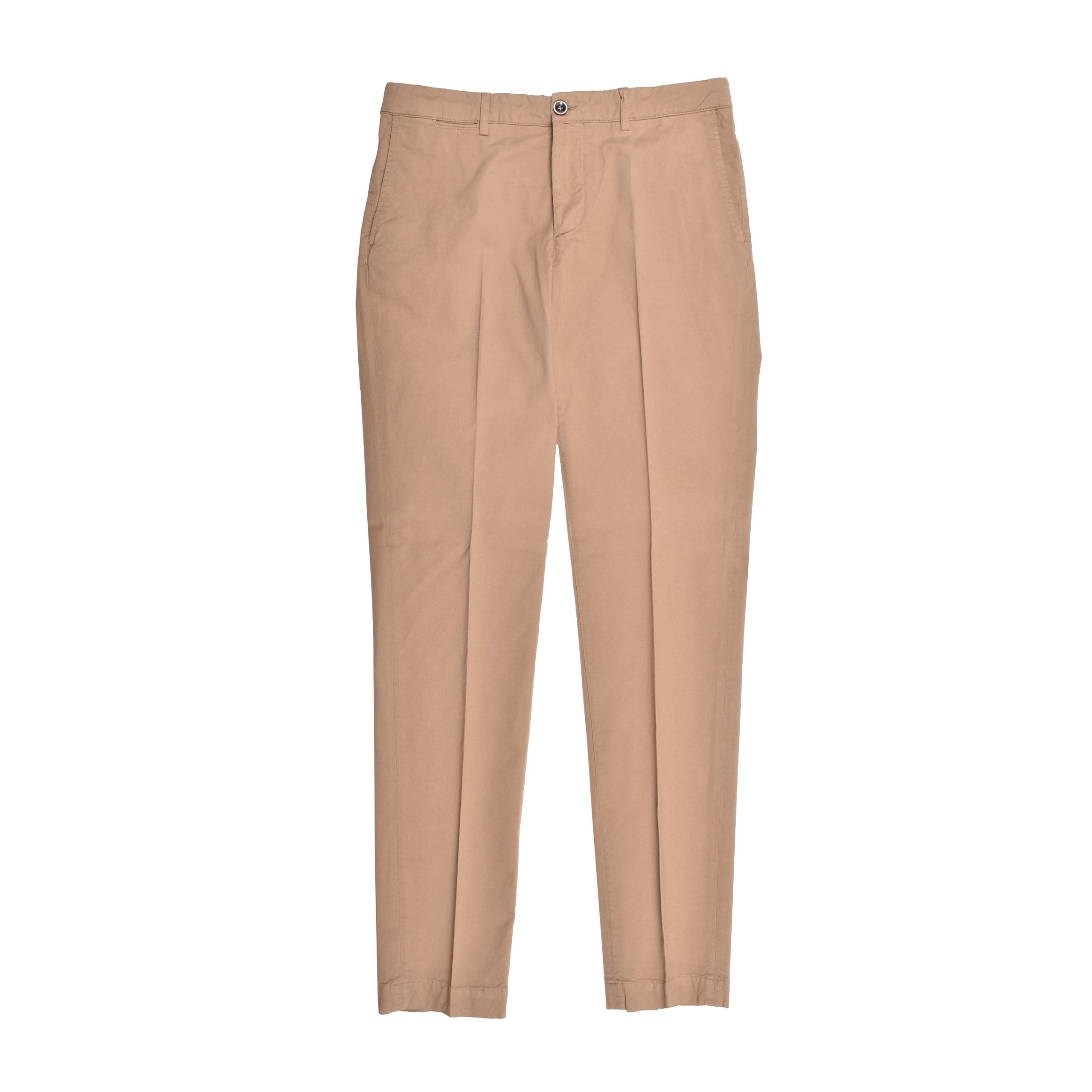 Peserico Beige Elastane Casual Men's Pants
