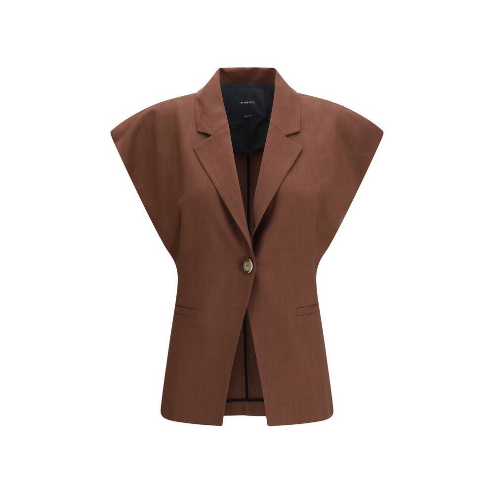 PINKO Brown Viscose Women's Jacket