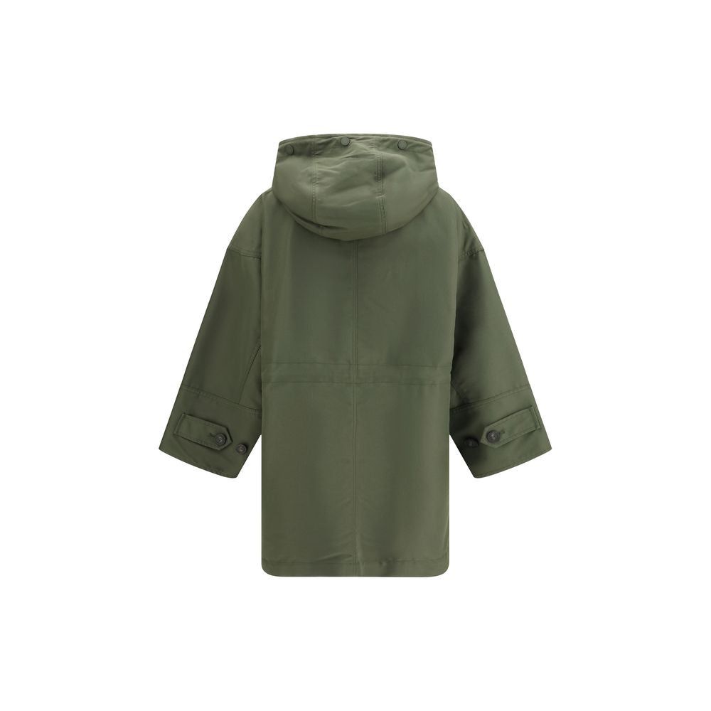 Max Mara Bicolor Cotton Trench Women's Coat