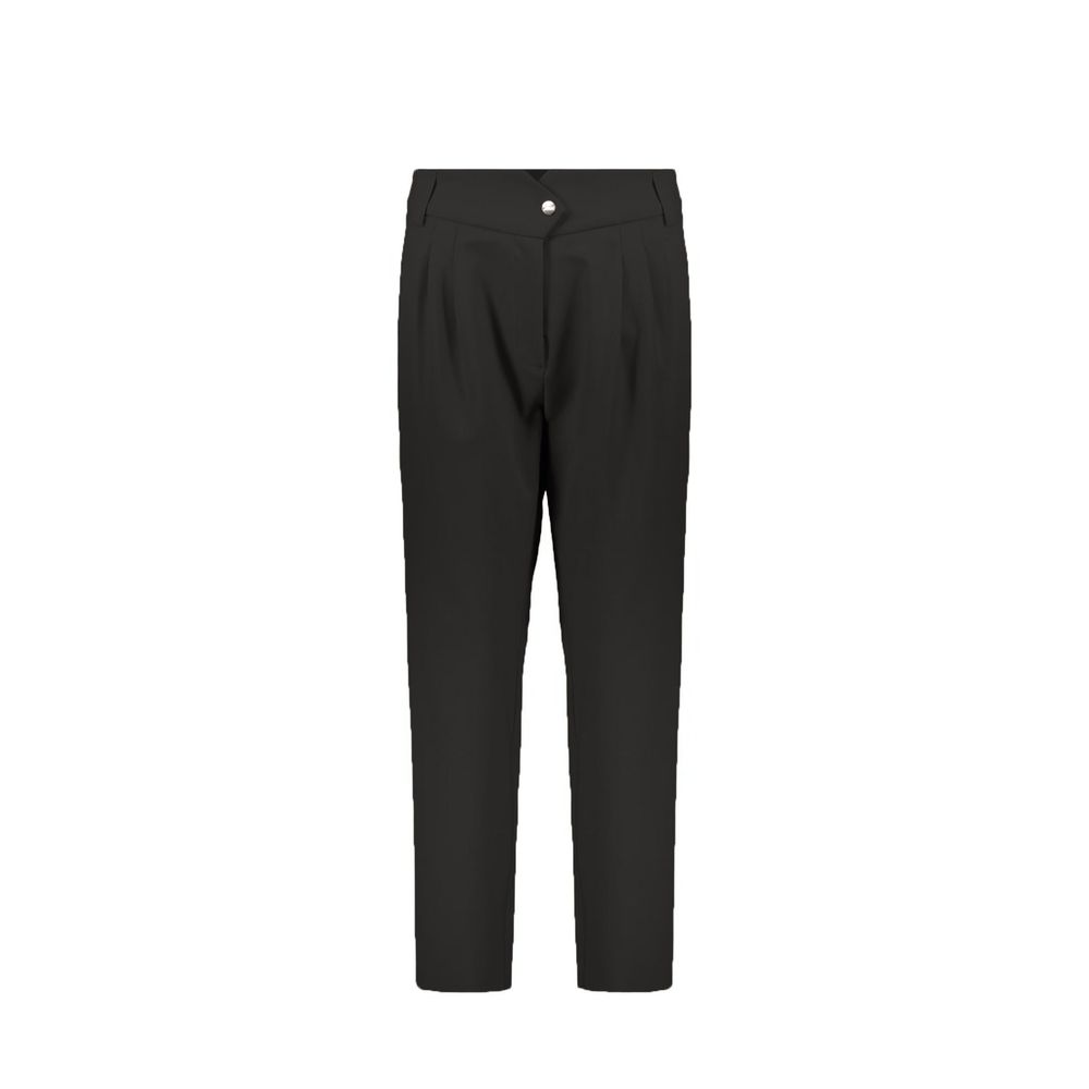 Herno Black Elastane Casual Women's Pants