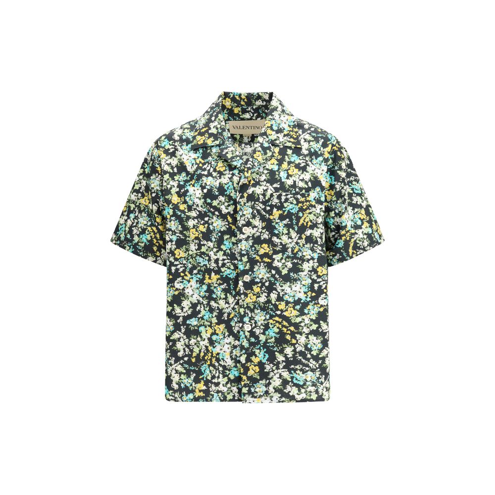 Valentino Garavani Multicolor Cotton Pattern Men's Shirt