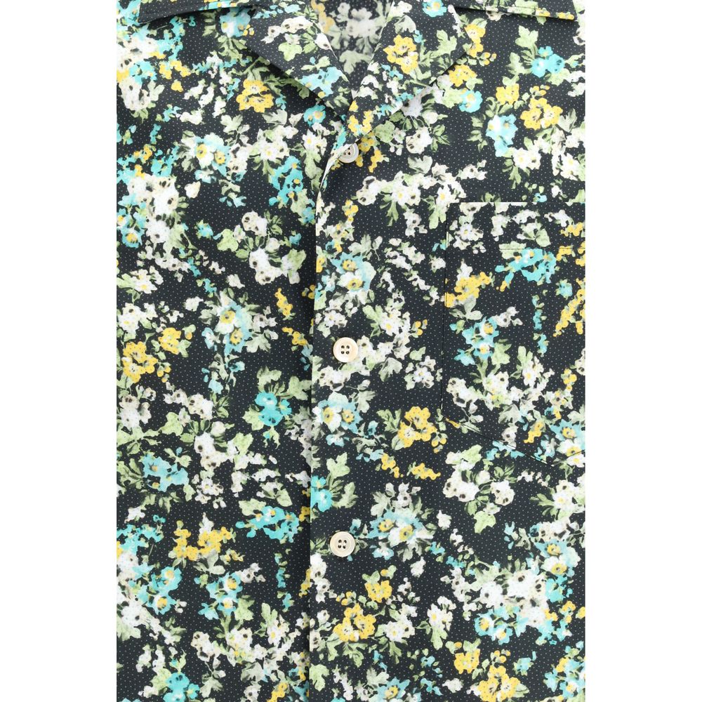 Valentino Garavani Multicolor Cotton Pattern Men's Shirt
