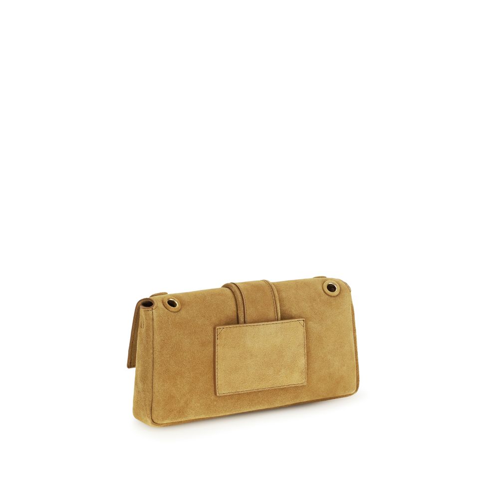Jacquemus Beige Calf Leather Bos Taurus Shoulder Women's Bag