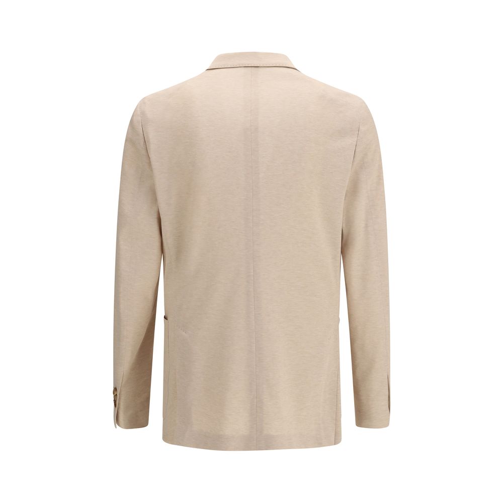 Lardini Beige Cotton Men's Blazer
