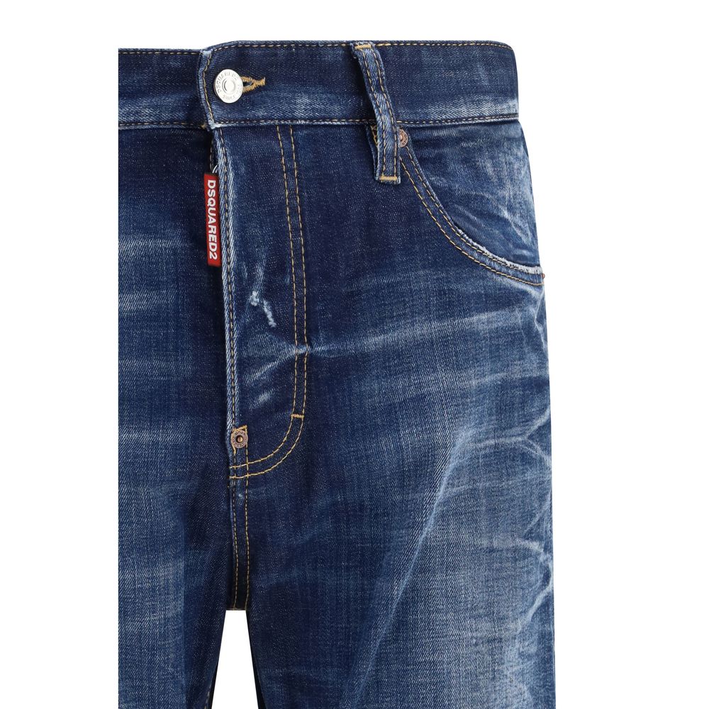 Dsquared² Blue Cotton Jeans Men's Denim