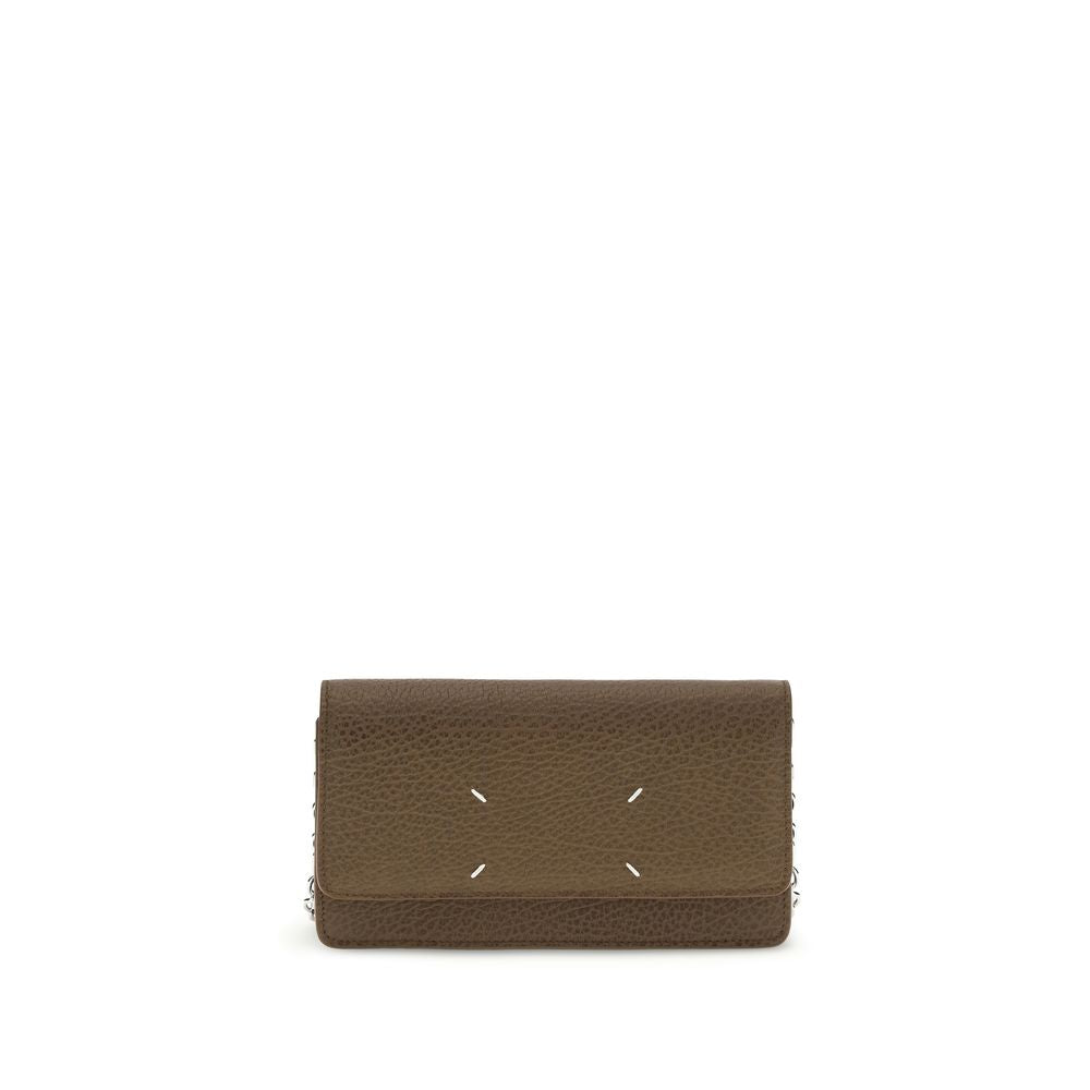 Maison Margiela Brown Calf Leather Bos Taurus Women's Wallet