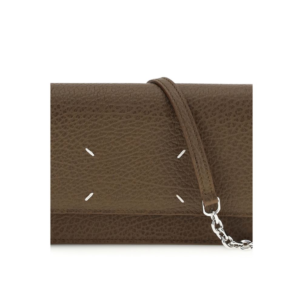 Maison Margiela Brown Calf Leather Bos Taurus Women's Wallet