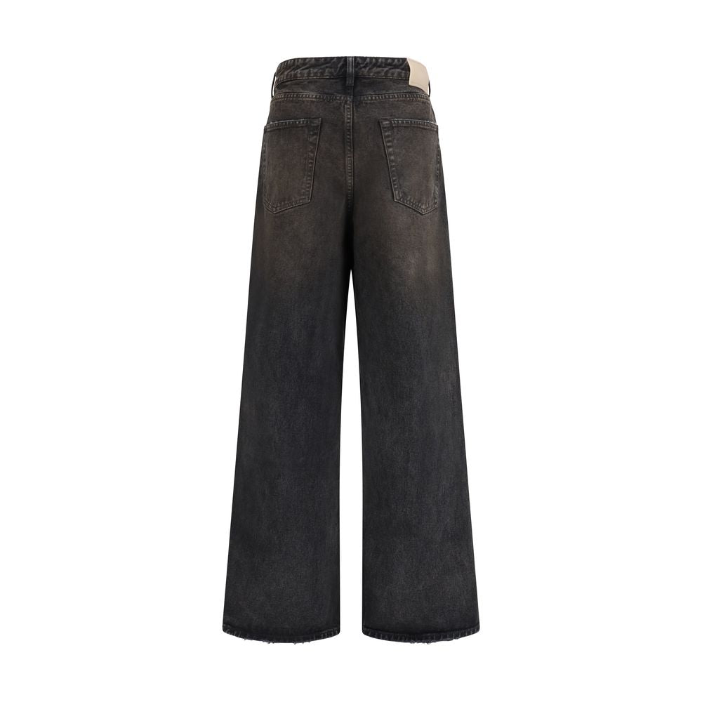 Our Legacy Black Cotton Relaxed Fit Women's Jeans