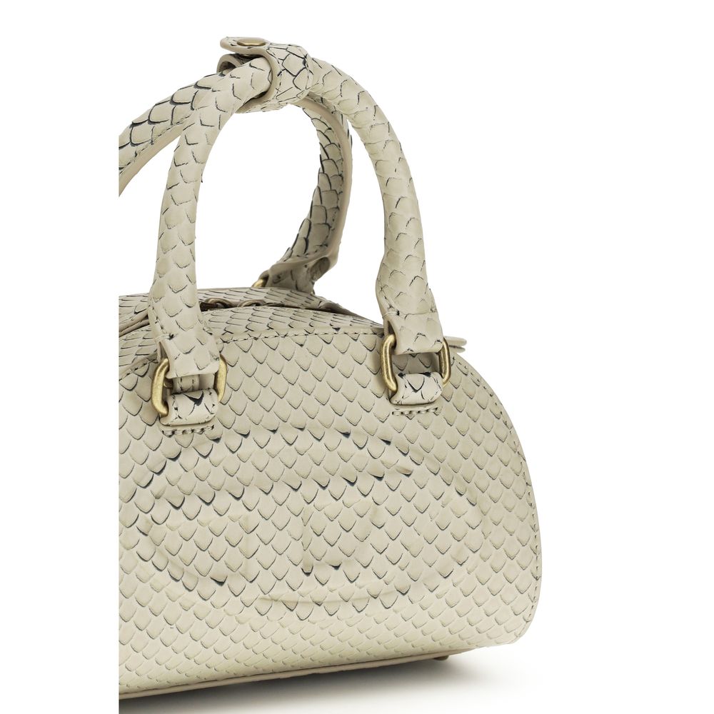 Diesel Beige Calf Leather Bos Taurus Women's Handbag