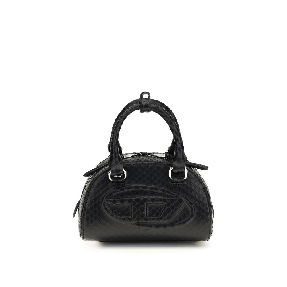 Diesel Black Calf Leather Bos Taurus Women's Handbag