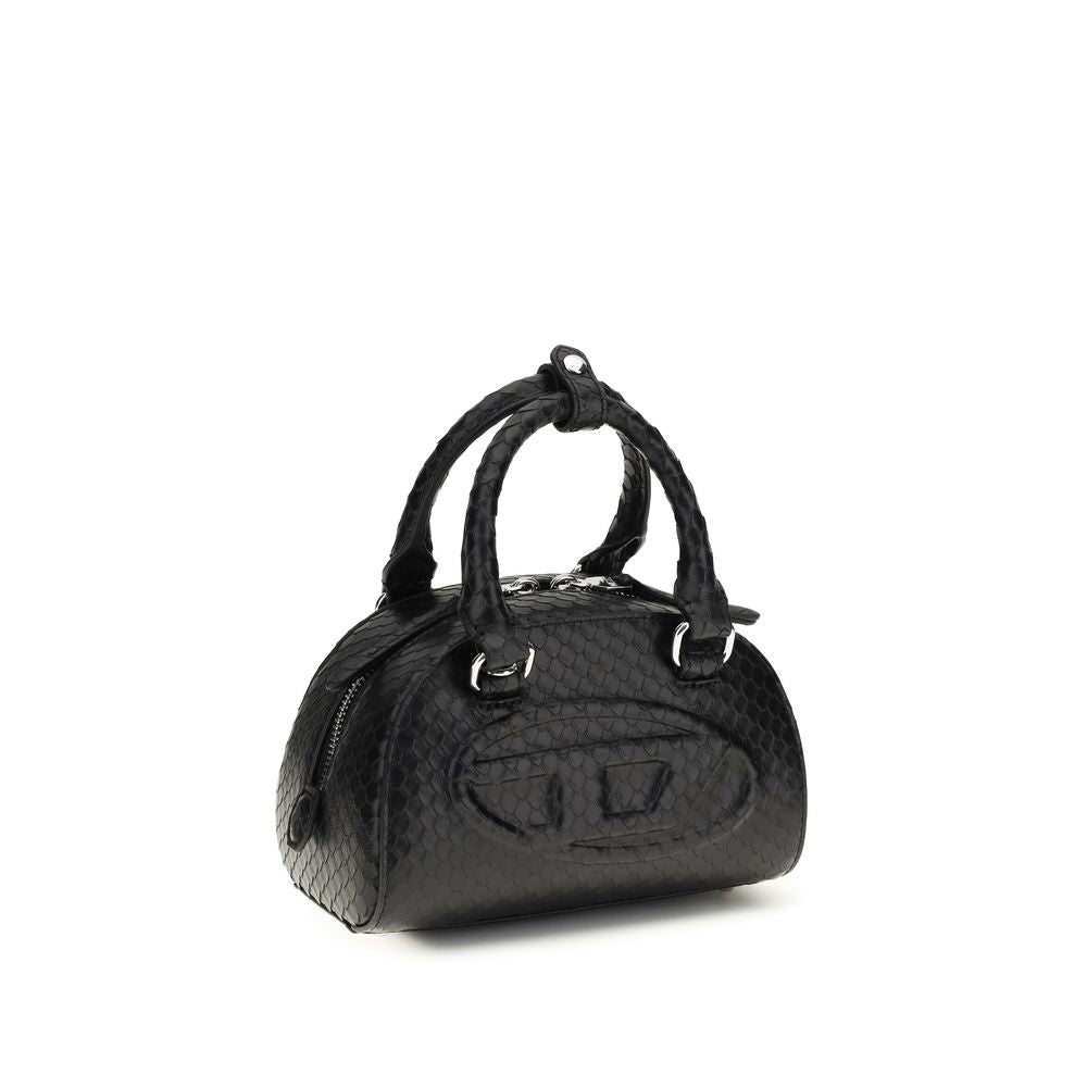 Diesel Black Calf Leather Bos Taurus Women's Handbag