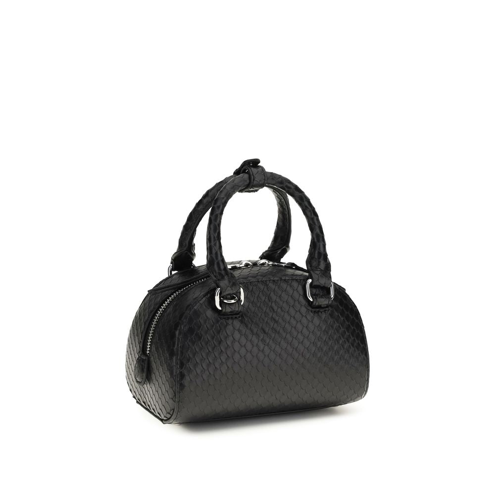 Diesel Black Calf Leather Bos Taurus Women's Handbag