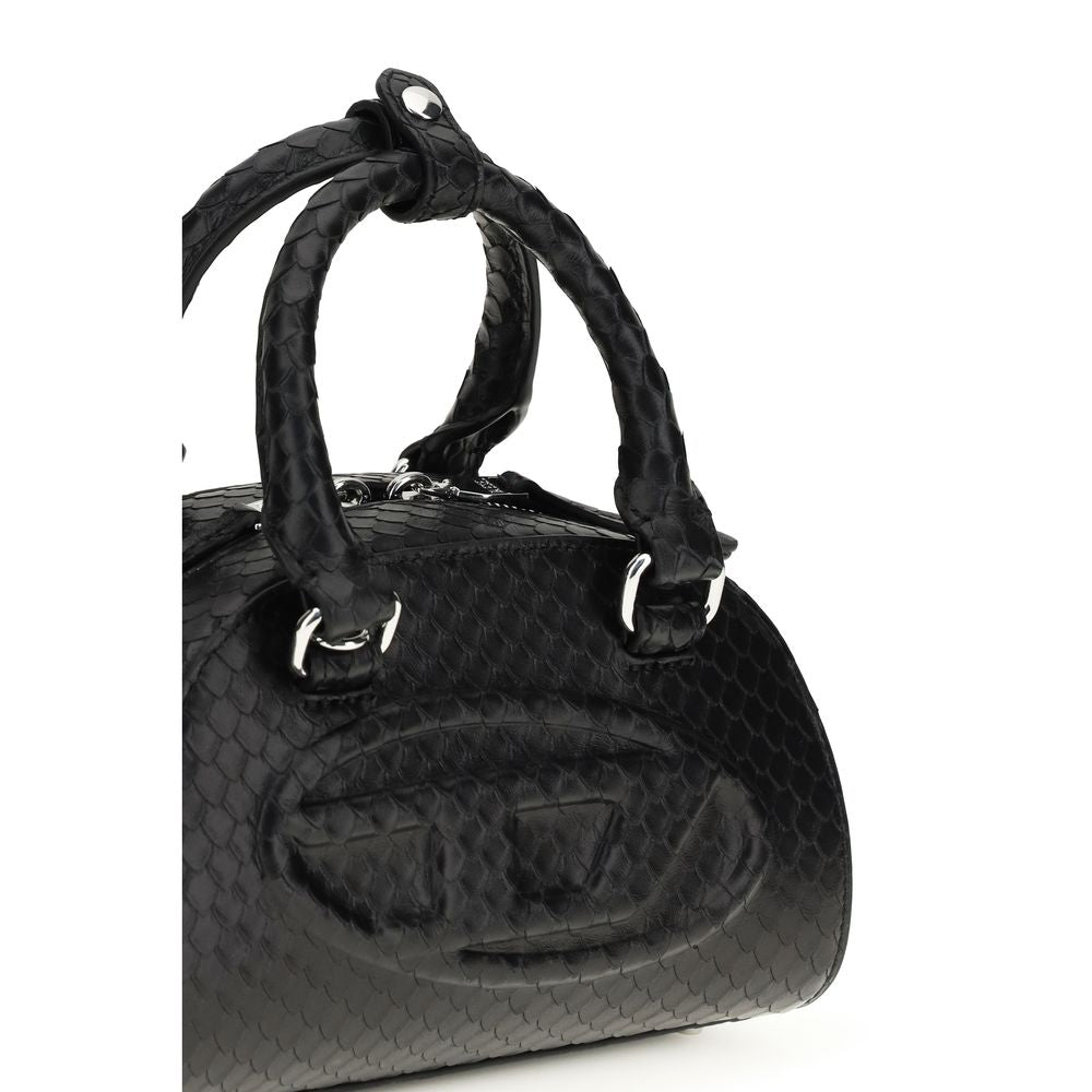 Diesel Black Calf Leather Bos Taurus Women's Handbag
