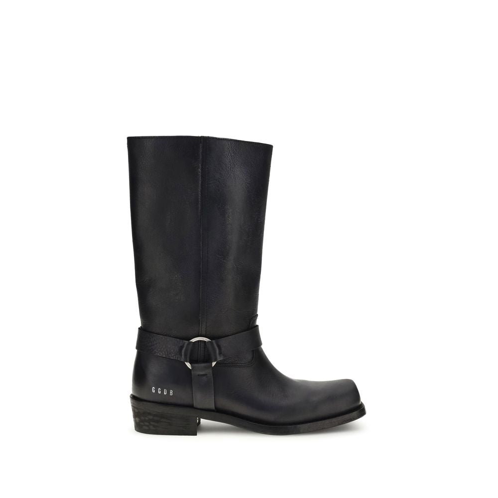 Golden Goose Black Calf Leather Bos Taurus Ankle Women's Boots