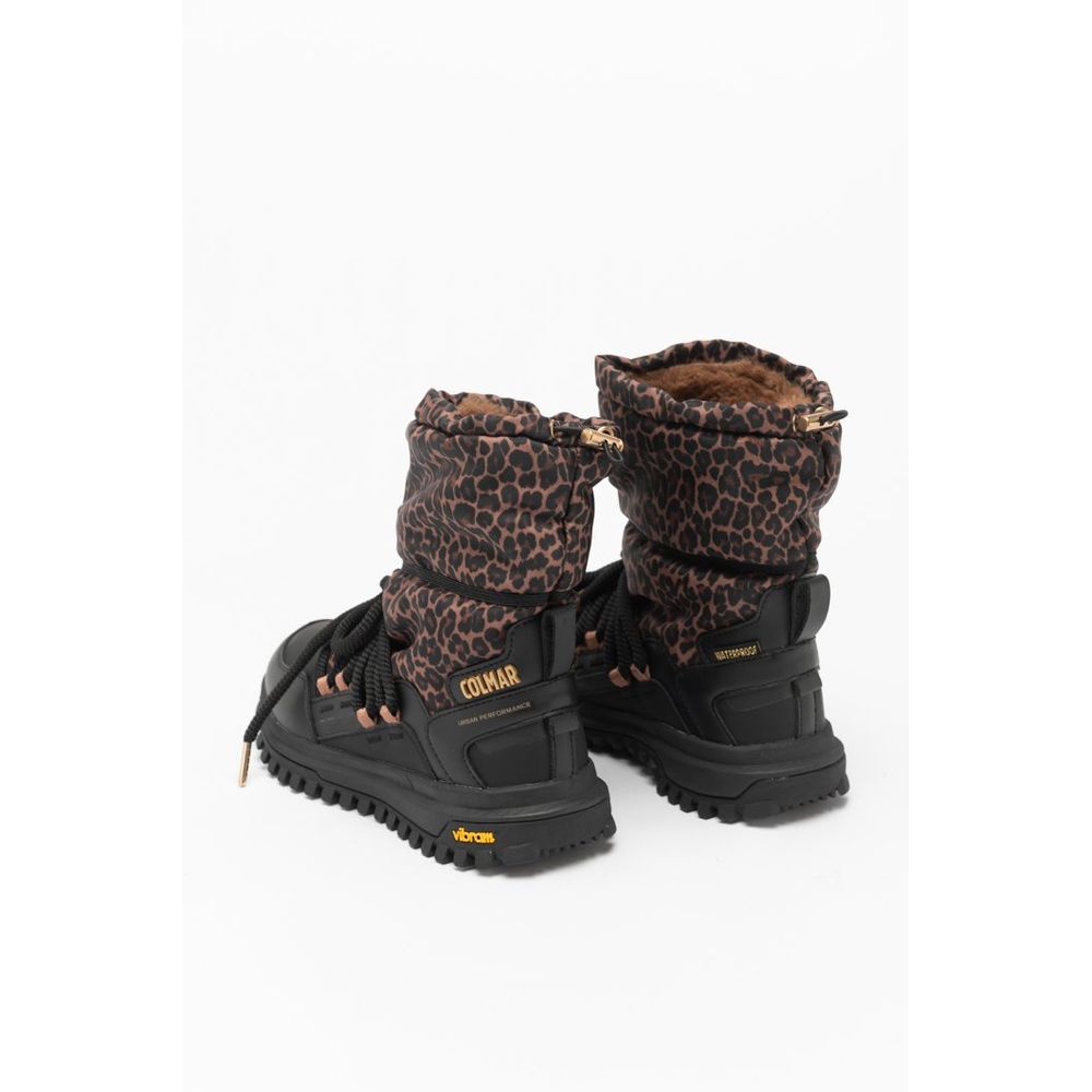 Colmar Black Polyester Ankle Women's Boots