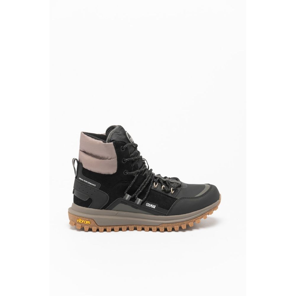 Colmar Black Leather Ankle Men's Boots