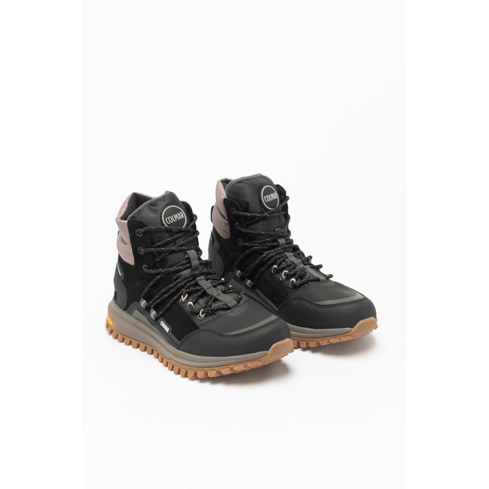 Colmar Black Leather Ankle Men's Boots