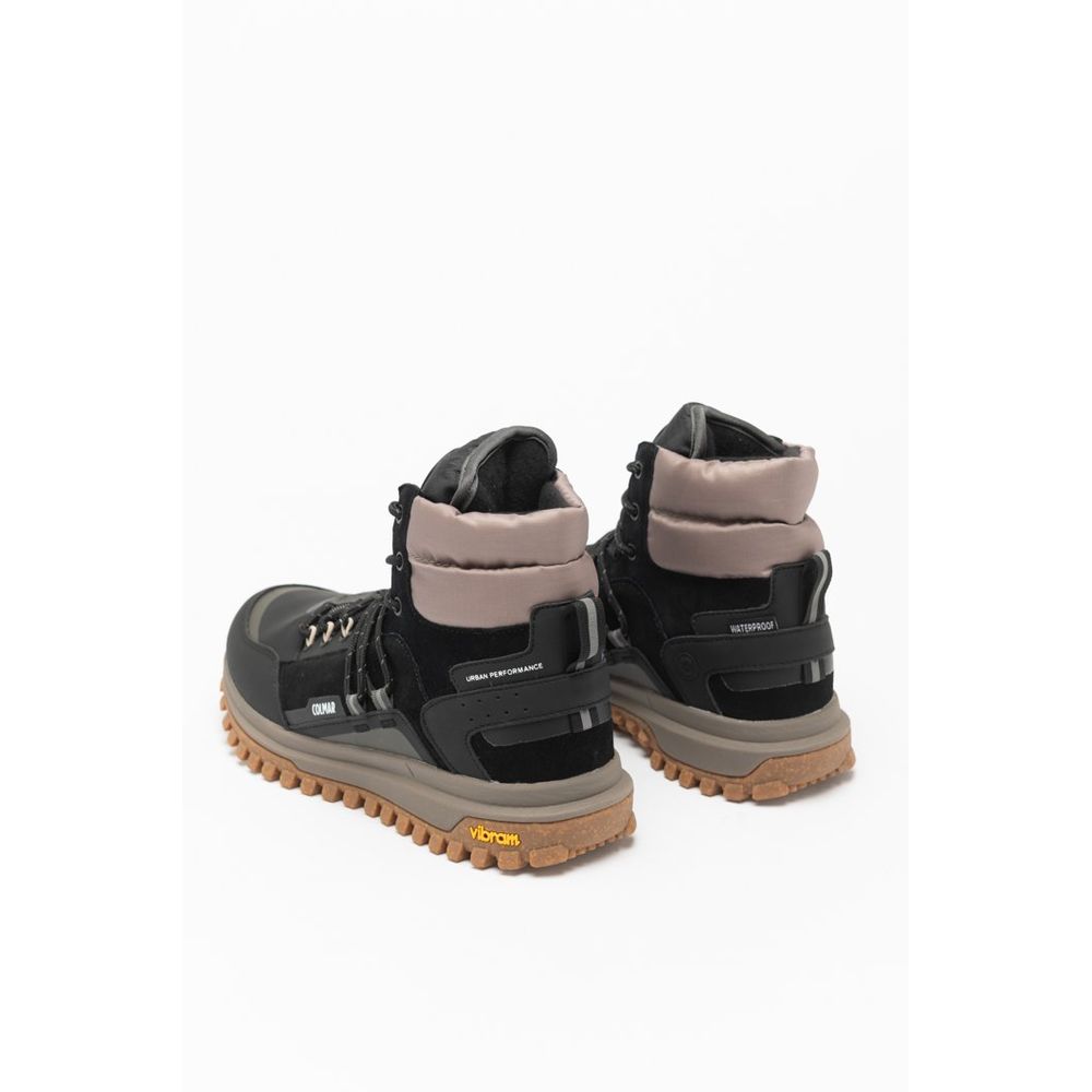 Colmar Black Leather Ankle Men's Boots
