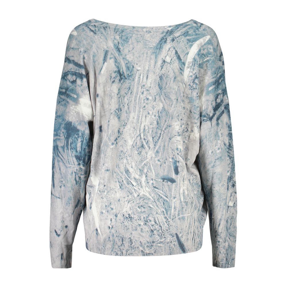 Desigual Azzurro Viscosa Woman Women's Sweater