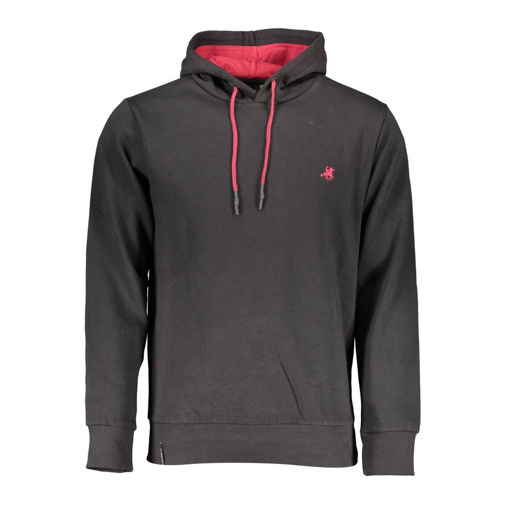 U.S. Grand Polo Black Cotton Mens Men's Sweatshirt