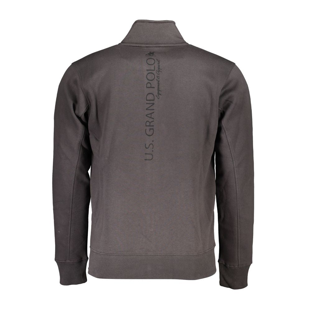 U.S. Grand Polo Grigio Cotton Men's Men's Sweatshirt