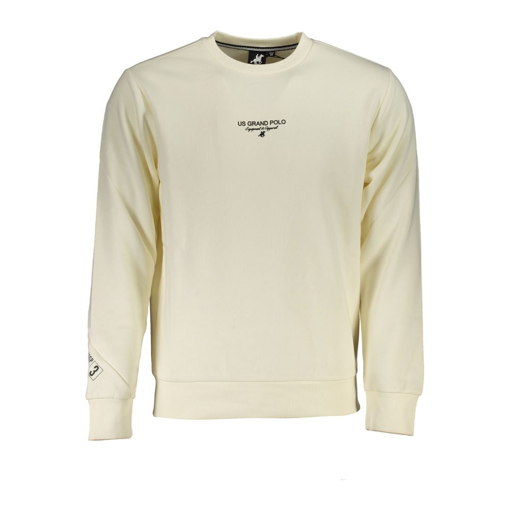 U.S. Grand Polo White Cotton Men's Men's Sweatshirt