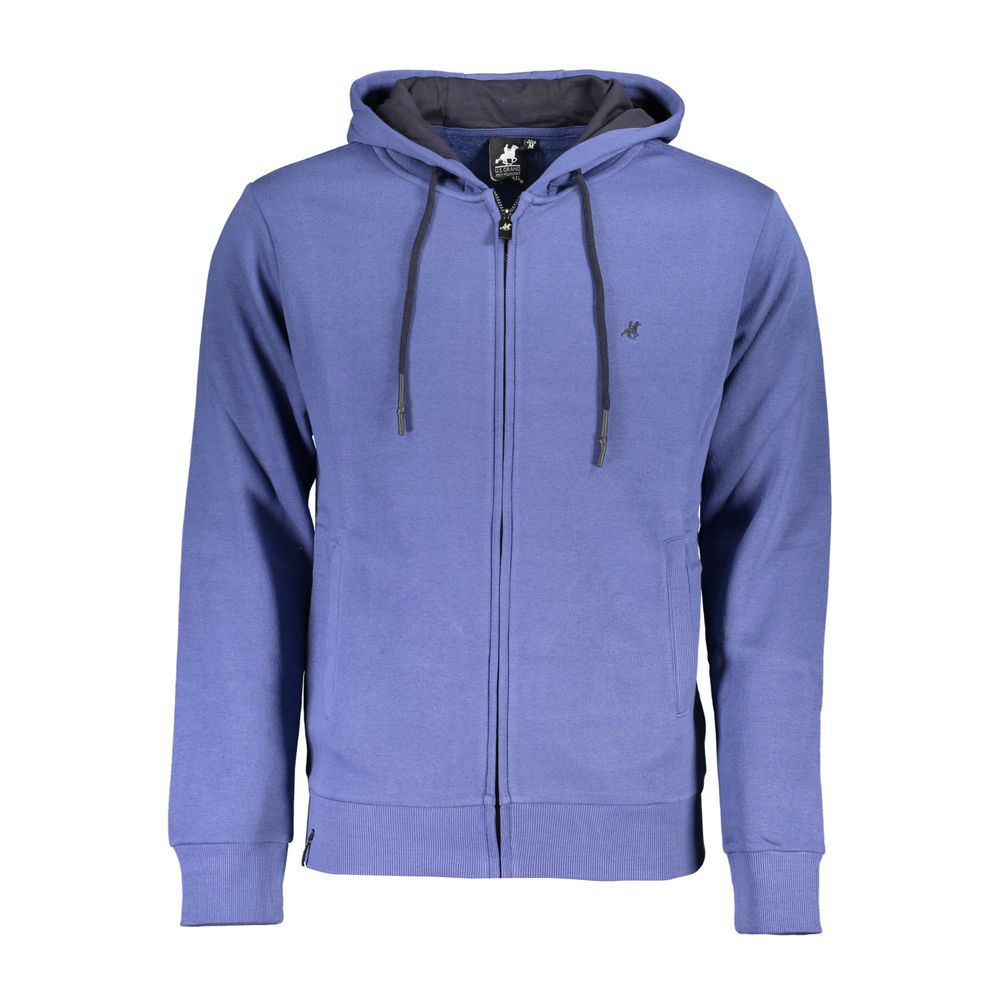 U.S. Grand Polo Blue Cotton Men's Men's Hoodie