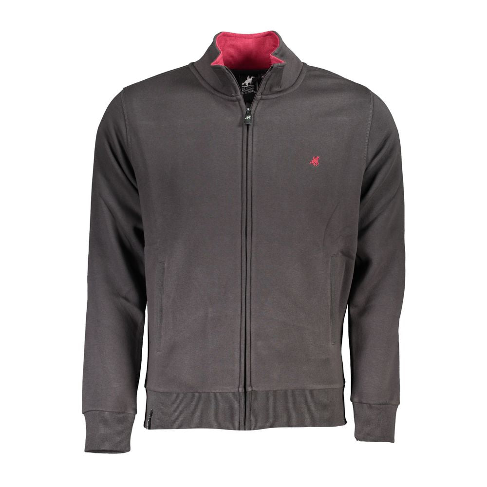 U.S. Grand Polo Grigio Cotton Mens Men's Sweatshirt