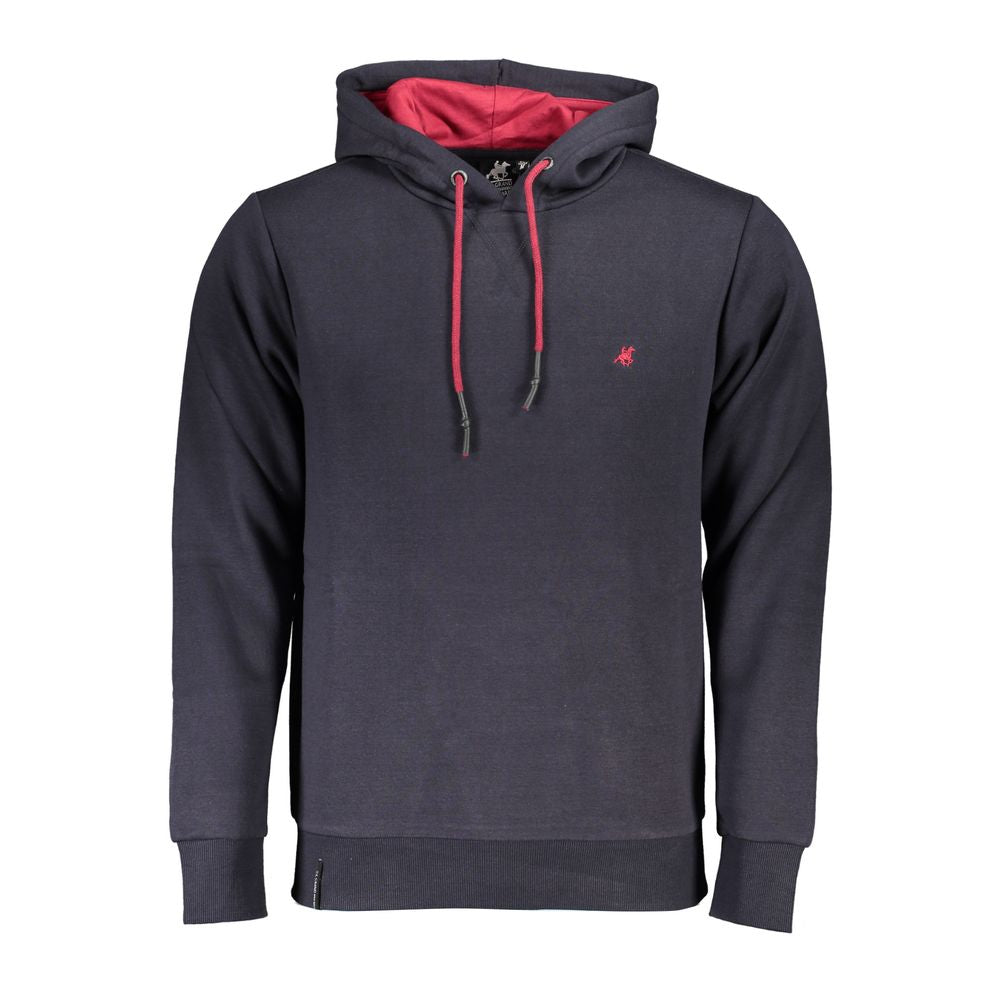U.S. Grand Polo Blue Cotton Men Men's Hoodie