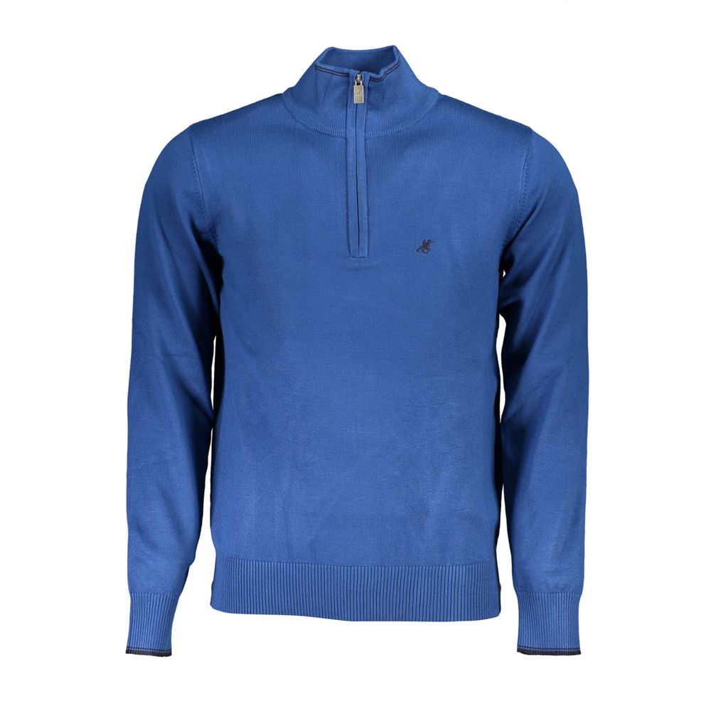 U.S. Grand Polo Blue Viscose Men's Men's Sweater