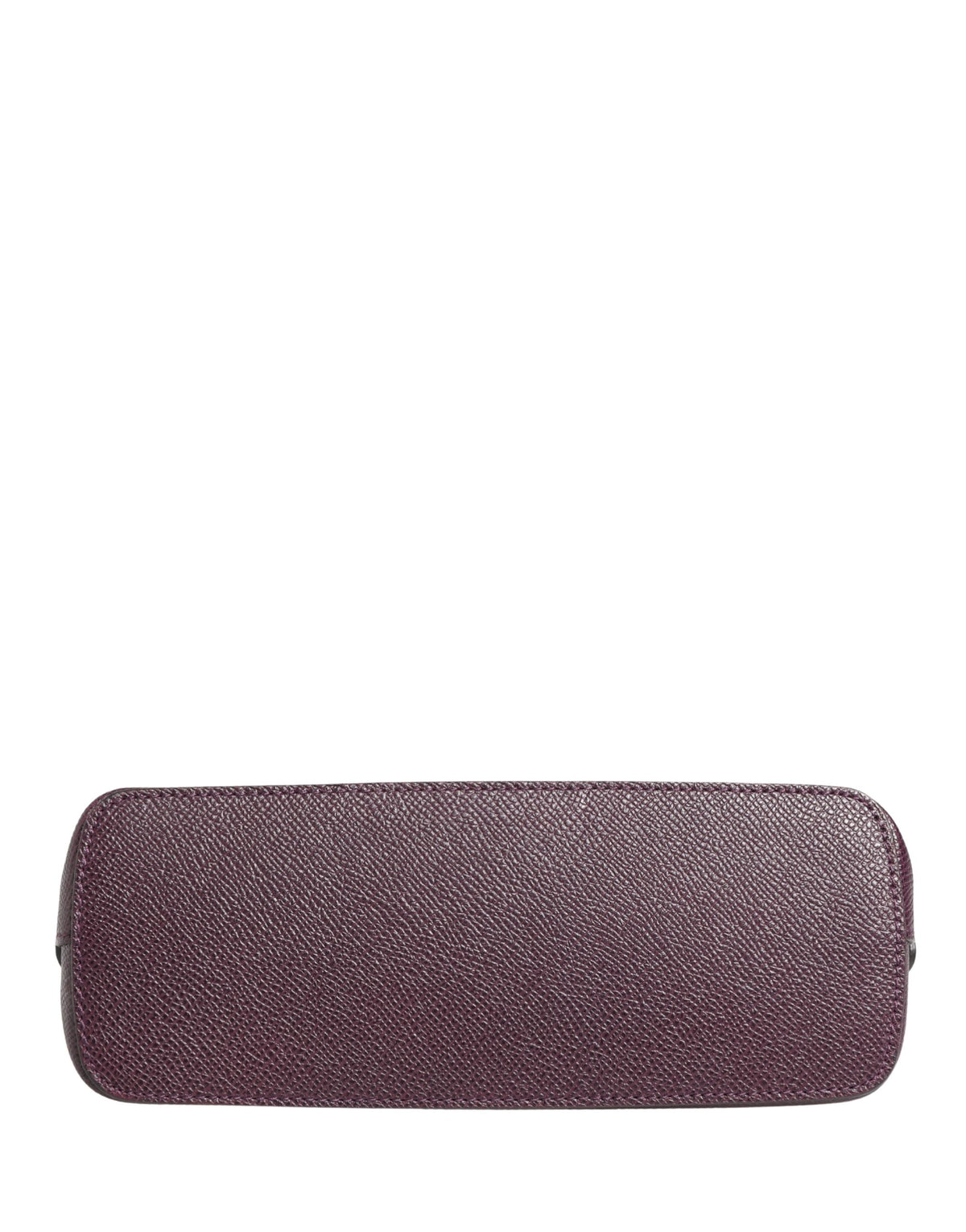 Dolce & Gabbana Dark Purple Leather DG Logo Zip Around Hand Purse Women's Wallet
