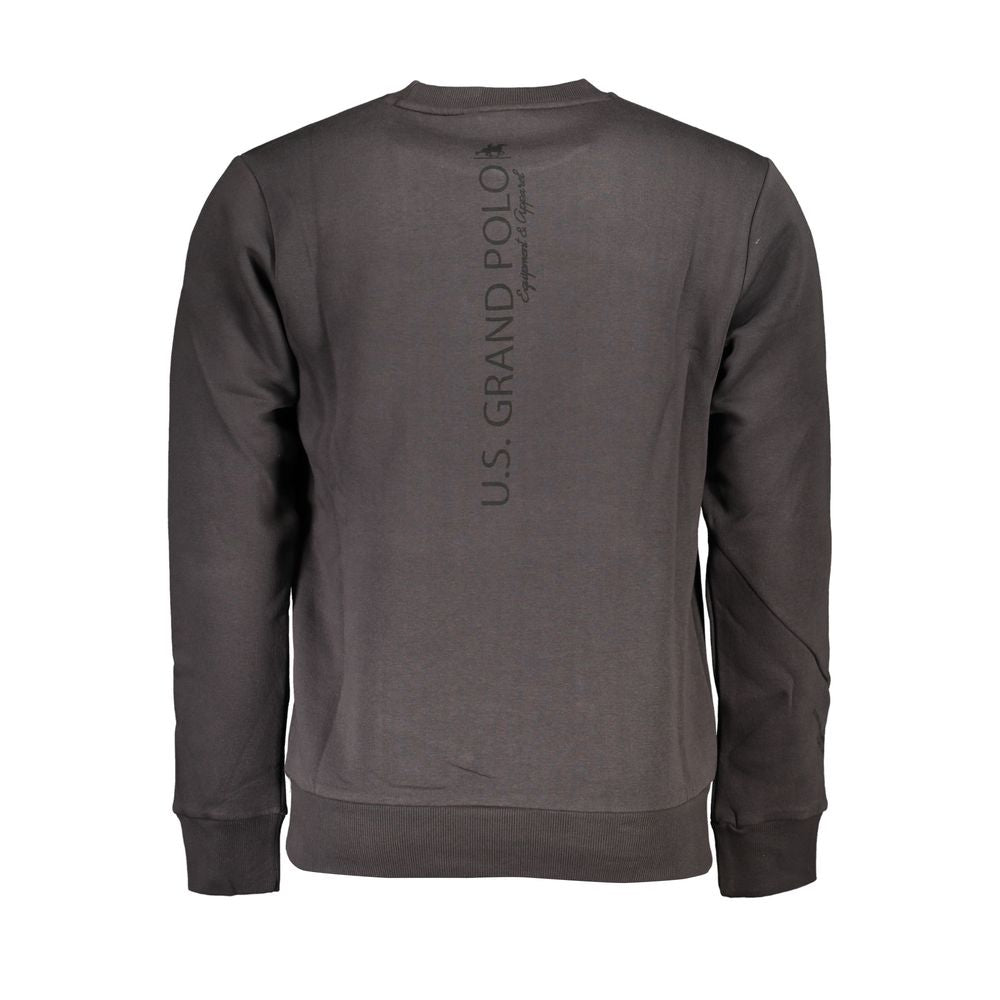 U.S. Grand Polo Gray Cotton Men Men's Sweatshirt