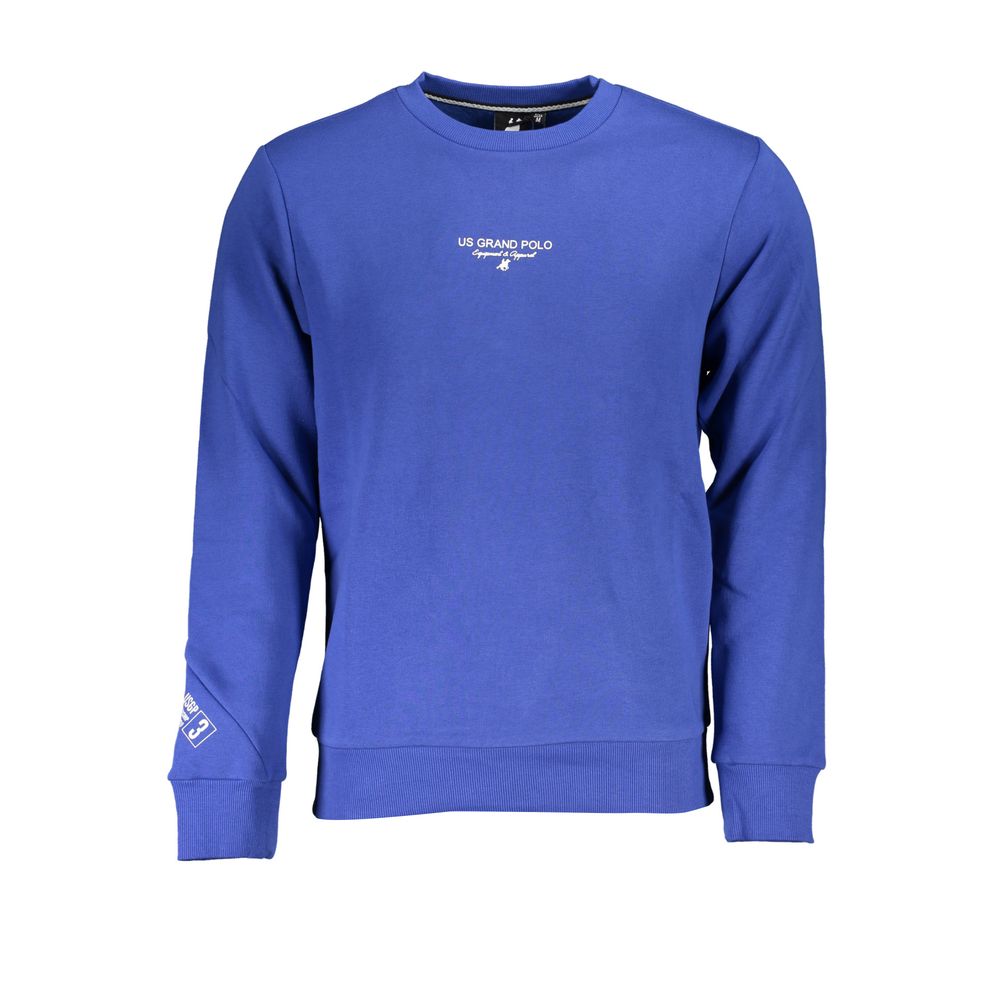 U.S. Grand Polo Blue Cotton Men's Men's Sweatshirt