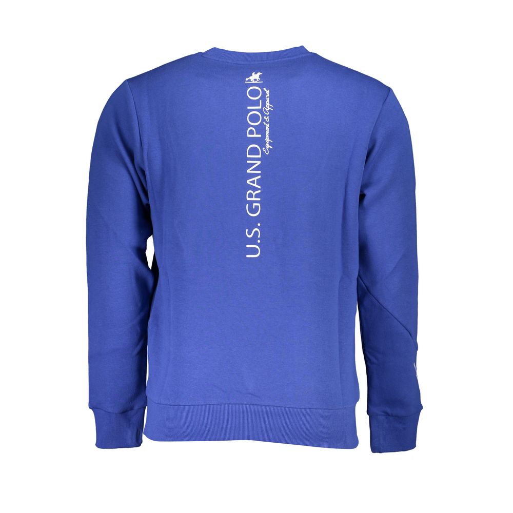 U.S. Grand Polo Blue Cotton Men's Men's Sweatshirt