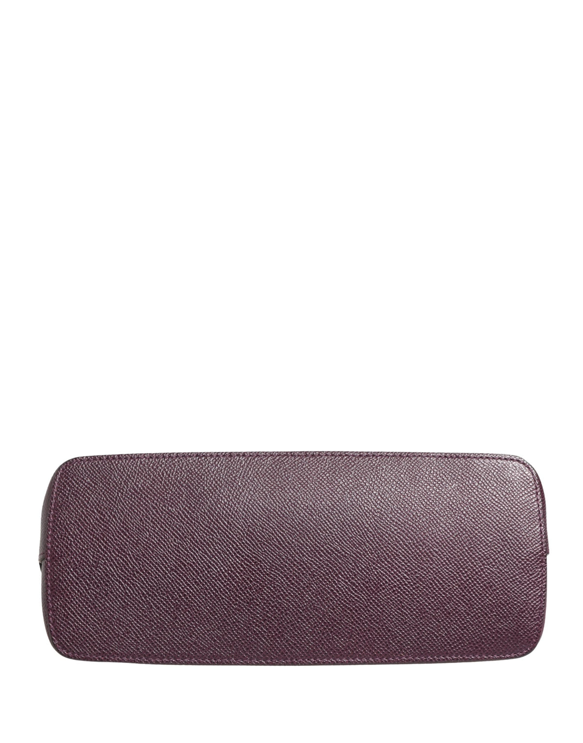 Dolce & Gabbana Dark Purple Leather DG Logo Zip Around Hand Purse Women's Wallet