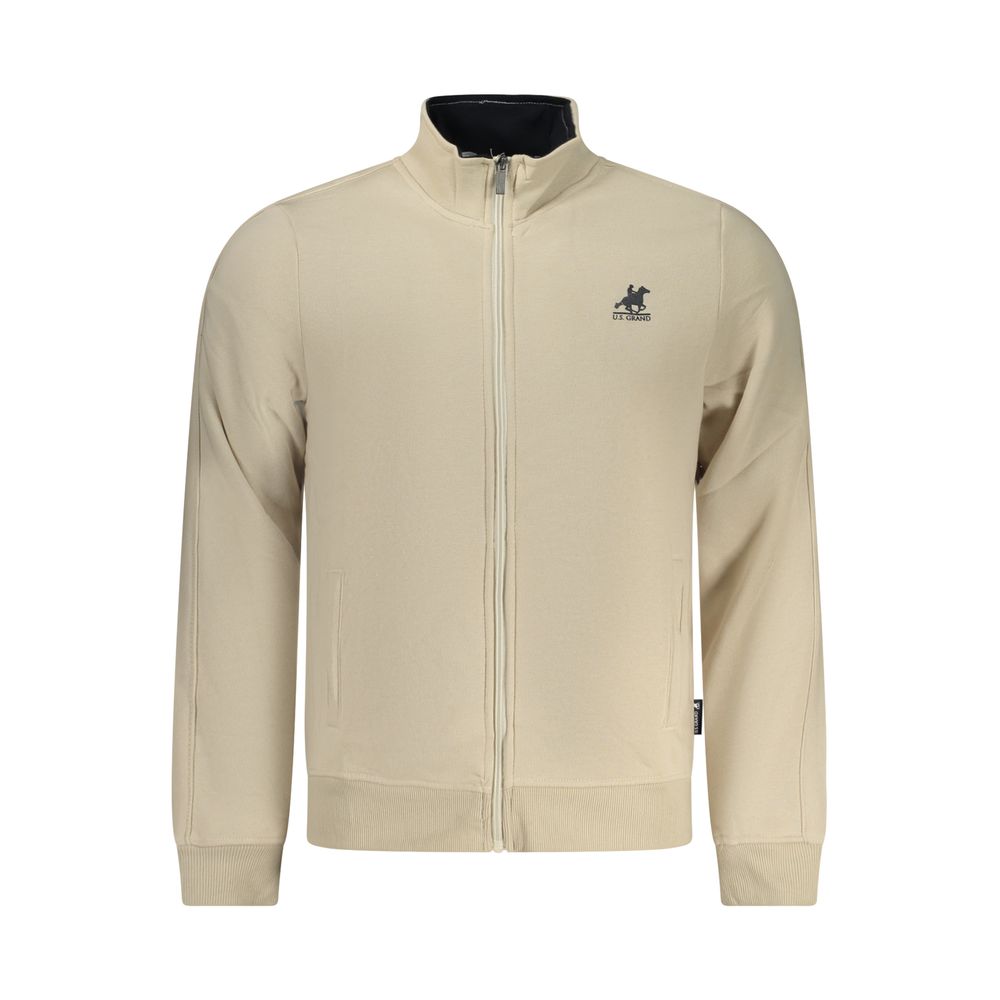 U.S. Grand Polo Beige Cotton Men's Men's Sweatshirt
