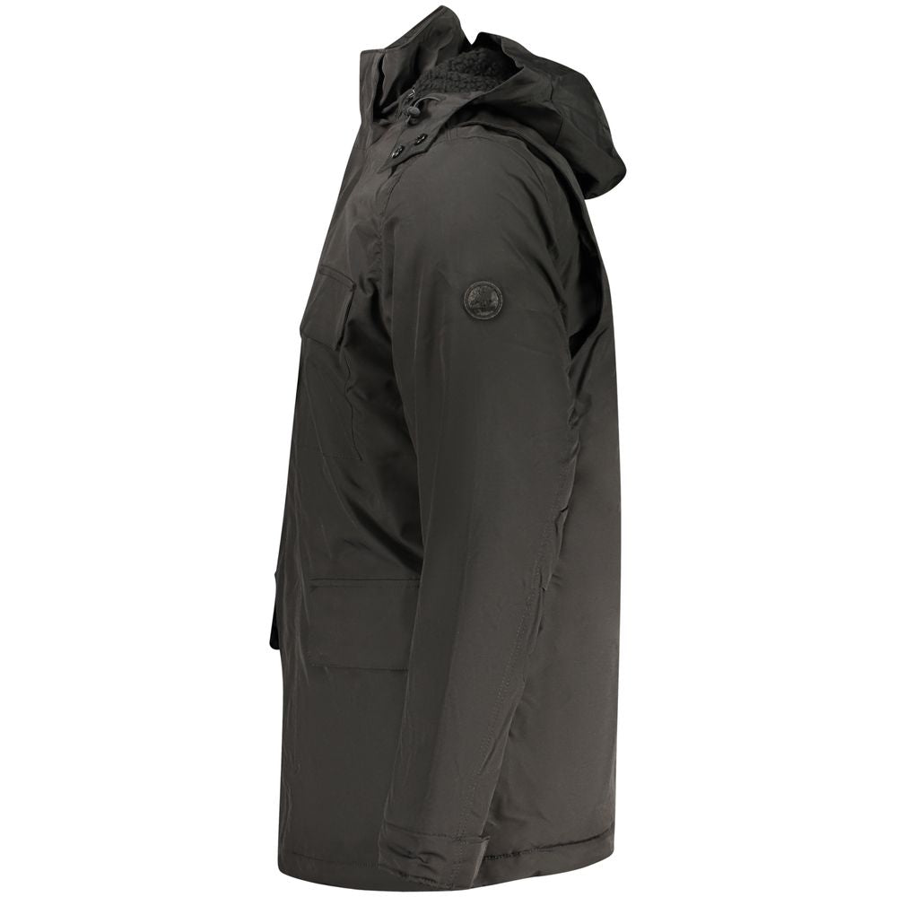 U.S. Grand Polo Black Polyester Mens Men's Jacket