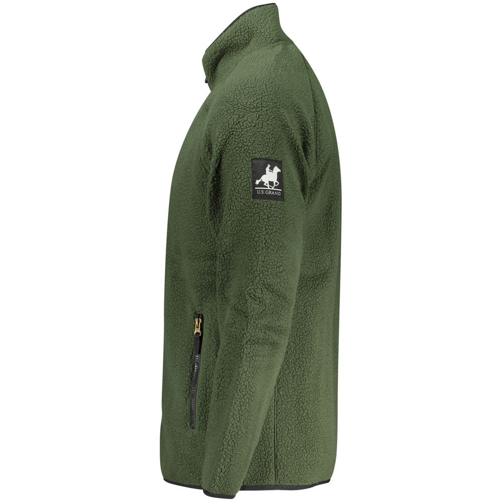 U.S. Grand Polo Verde Polyester Men Men's Sweatshirt