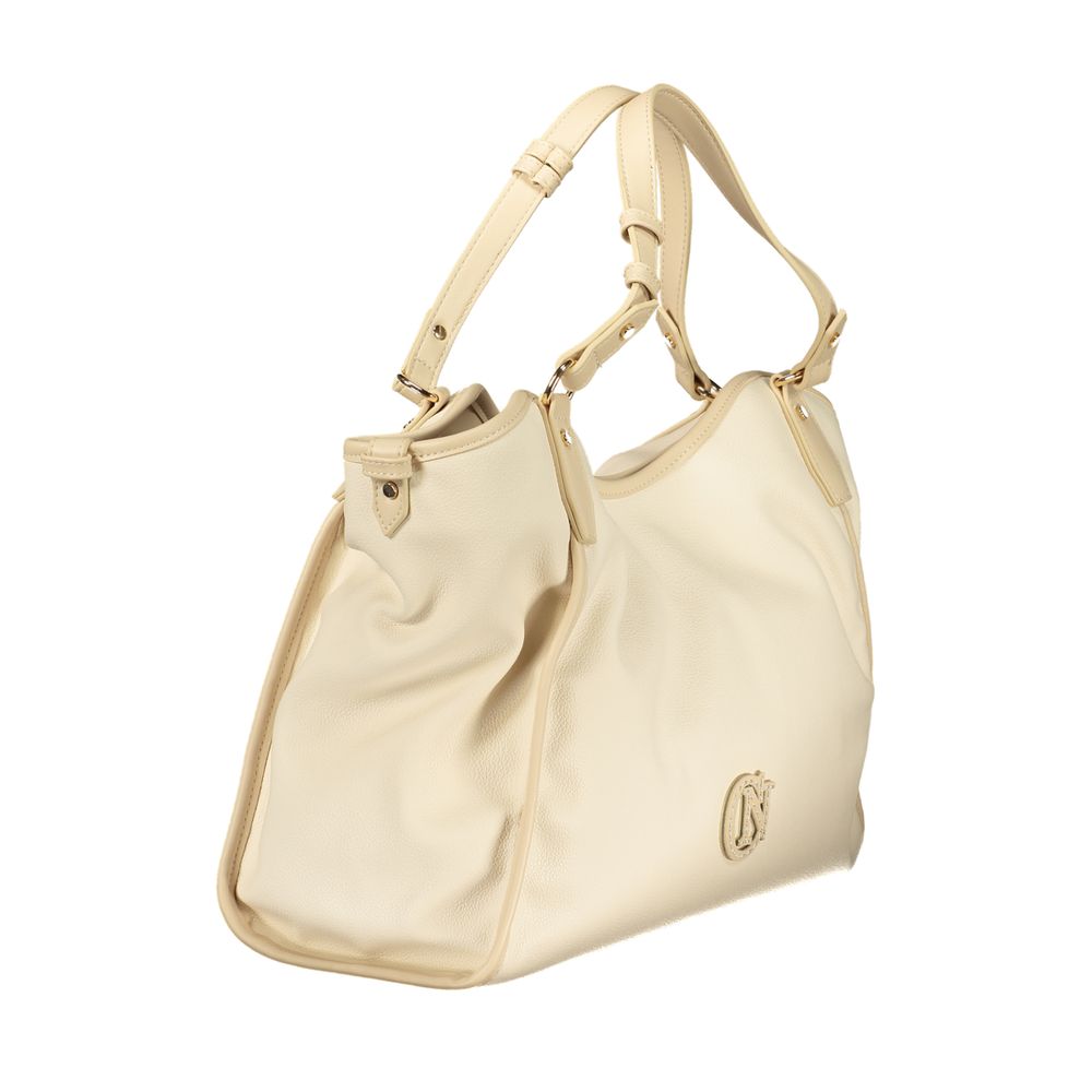 Cafenoir Beige Polyurethane Women Shoulder Women's Bag