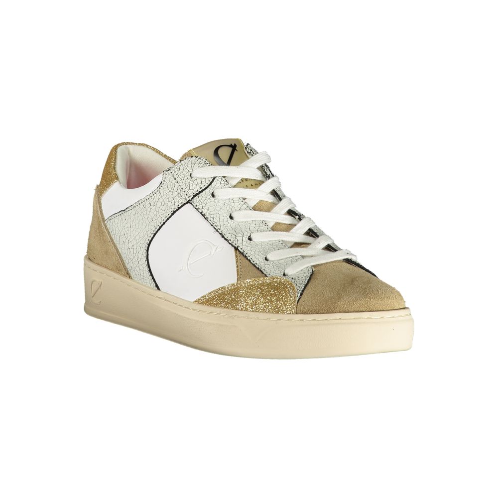 Cafenoir White Polyurethane Women Women's Sneaker