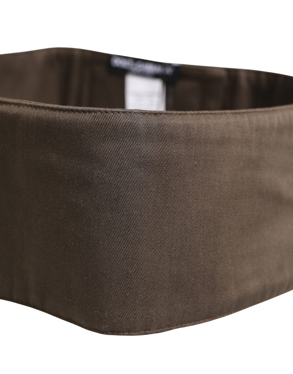 Dolce & Gabbana Brown Viscose Wide Belt Waist Cummerband Men's Men