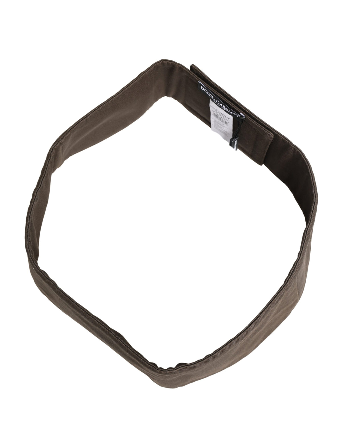 Dolce & Gabbana Brown Viscose Wide Belt Waist Cummerband Men's Men