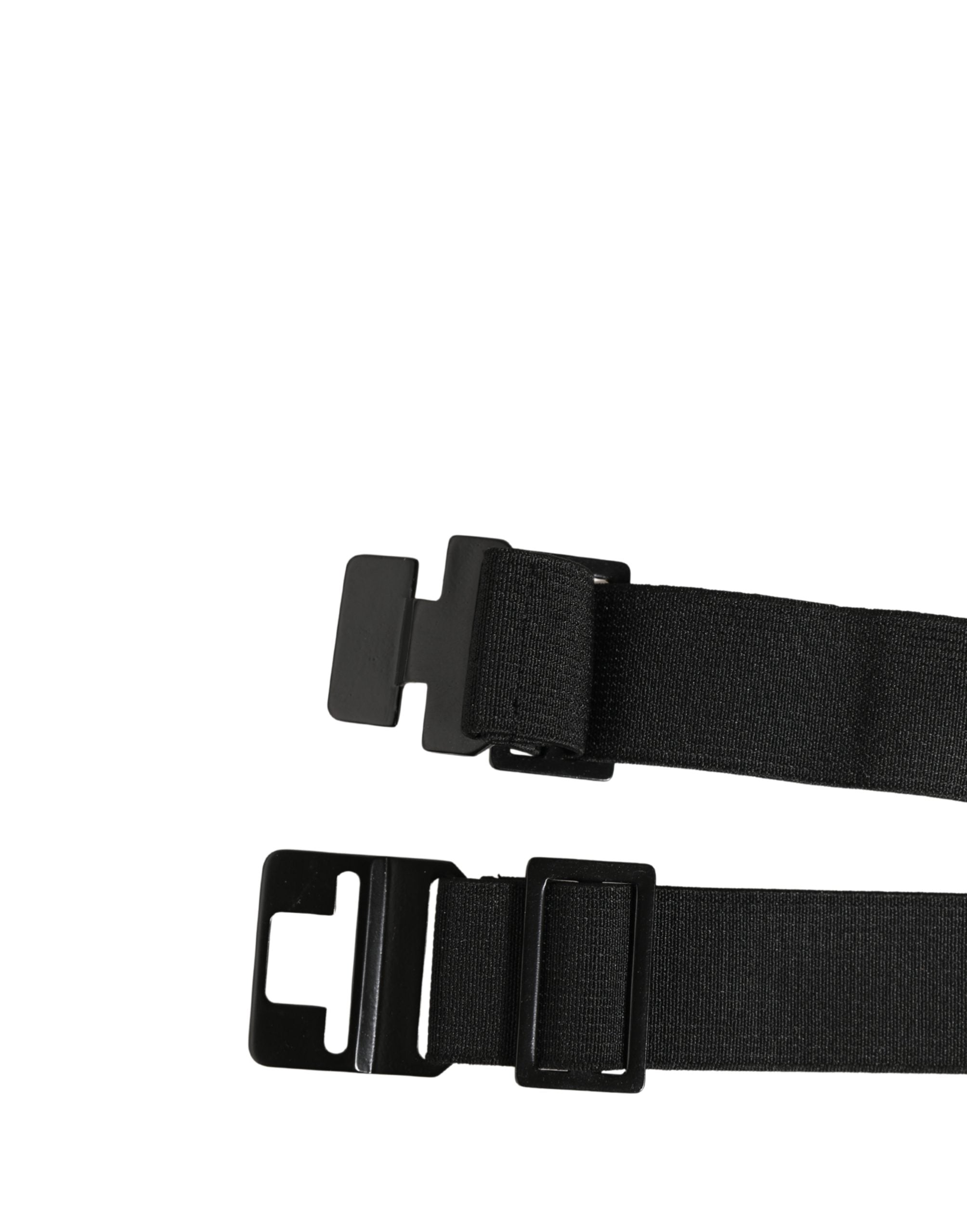 Dolce & Gabbana Black Velvet Wide Belt Waist Cummerband Men's Men