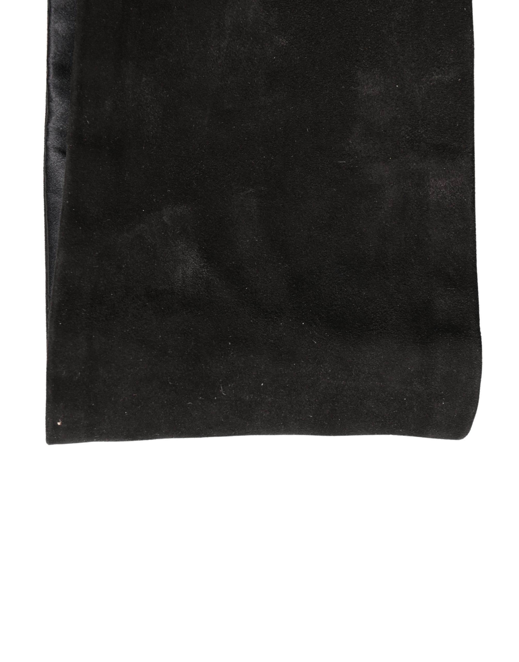 Dolce & Gabbana Black Velvet Wide Belt Waist Cummerband Men's Men